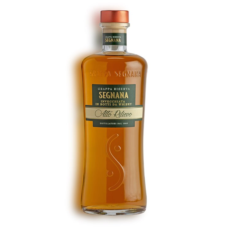 Segnana - Grappa Alto Rilievo botti Whisky 40° 0.7 L Segnana - Grappa Alto Rilievo botti Whisky 40° 0.7 L