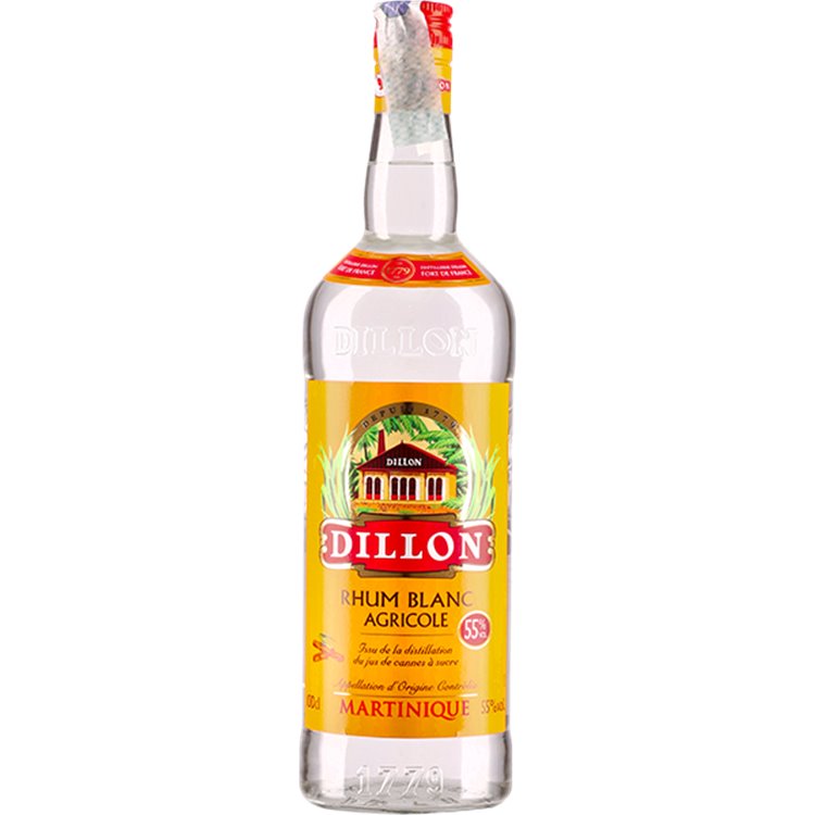 Rum Dillon Blanc Pouring (100cl 55%) - crb Rum Dillon Blanc Pouring (100cl 55%) - crb