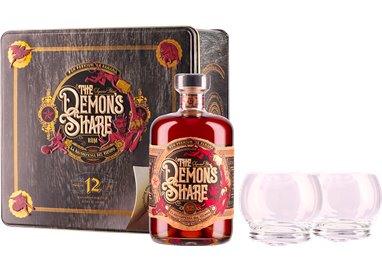 Rum The Demon's Share 12 YO Christmas Pack (70cl 41%) - crb