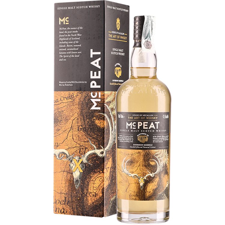 Whiskey House of McCallum MC Peat (70cl 43.5%) - crb Whiskey House of McCallum MC Peat (70cl 43.5%) - crb