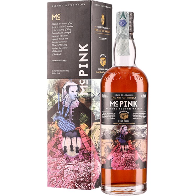 Whiskey House of McCallum MC Pink Port Finish (70cl 43.5%) - crb Whiskey House of McCallum MC Pink Port Finish (70cl 43.5%) - crb