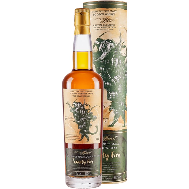 Whiskey Peats Beast Islay Twenty Five (70cl 52.2%) - crb Whiskey Peats Beast Islay Twenty Five (70cl 52.2%) - crb