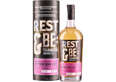 Whiskey  Rest & Be FETTERCAIN 2007 HHD (70cl 57.2%) - crb