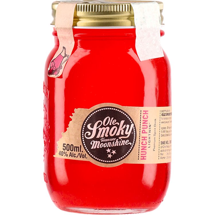 Cereal Spirit Drink Ole Smoky Moonshine Hunch Punch Lightnin (50cl 40%) - crb Cereal Spirit Drink Ole Smoky Moonshine Hunch Punch Lightnin (50cl 40%) - crb