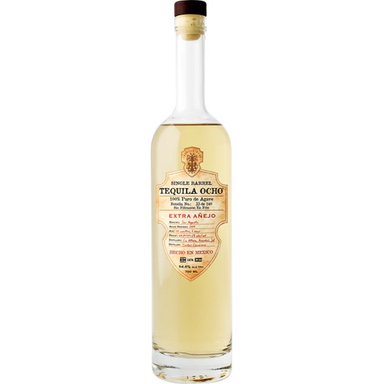 Tequila Ocho Single Barrel Extra Anjeo (70cl 54.5%) - crb Tequila Ocho Single Barrel Extra Anjeo (70cl 54.5%) - crb
