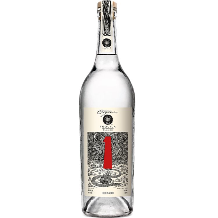 Tequila 123 Uno Organic Blanco (70cl 40%) - crb Tequila 123 Uno Organic Blanco (70cl 40%) - crb