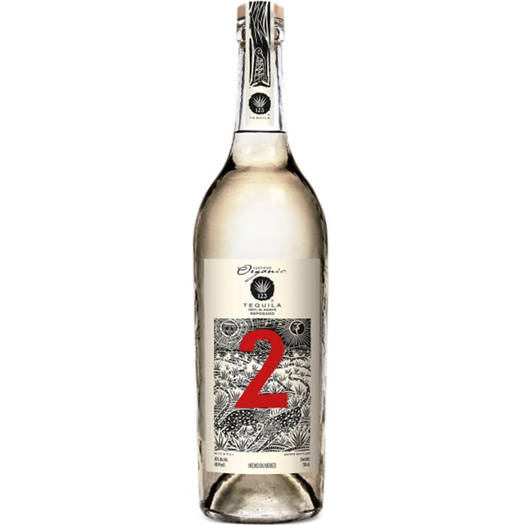 Tequila 123 Dos Organic Reposado (70cl 40%) - crb Tequila 123 Dos Organic Reposado (70cl 40%) - crb
