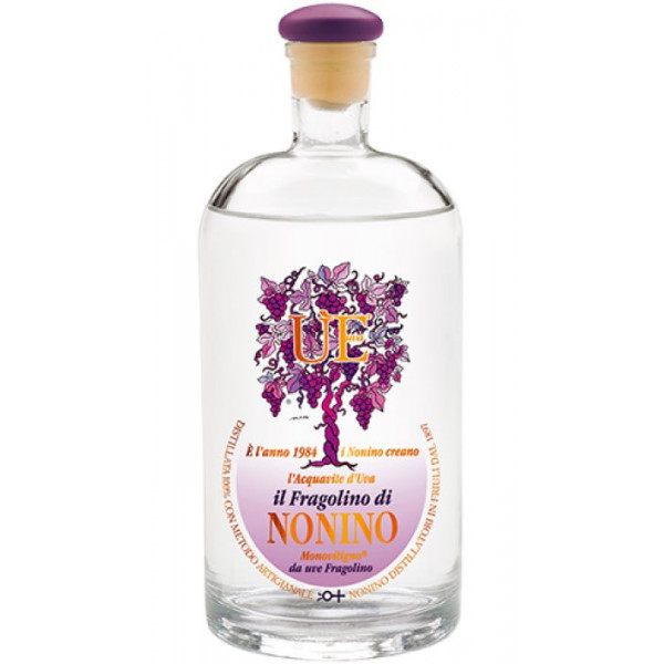 ÙE ® L'Aquavite D'Uva il Fragolino 38° Nonino Distillatori ÙE ® L'Aquavite D'Uva il Fragolino 38° Nonino Distillatori