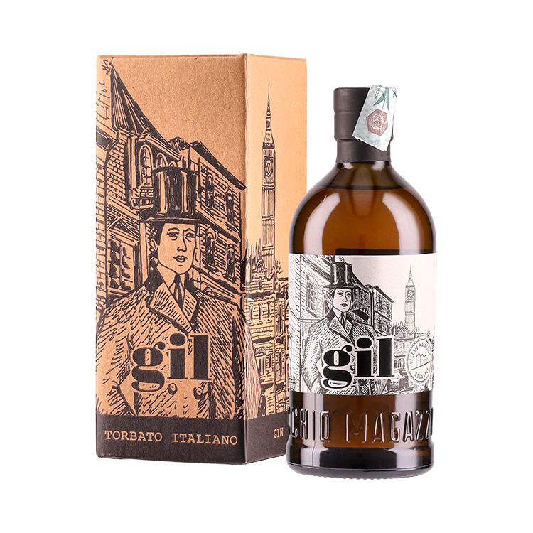 Gin Gil Italian Peated AC (50cl 43%) - crb Gin Gil Italian Peated AC (50cl 43%) - crb