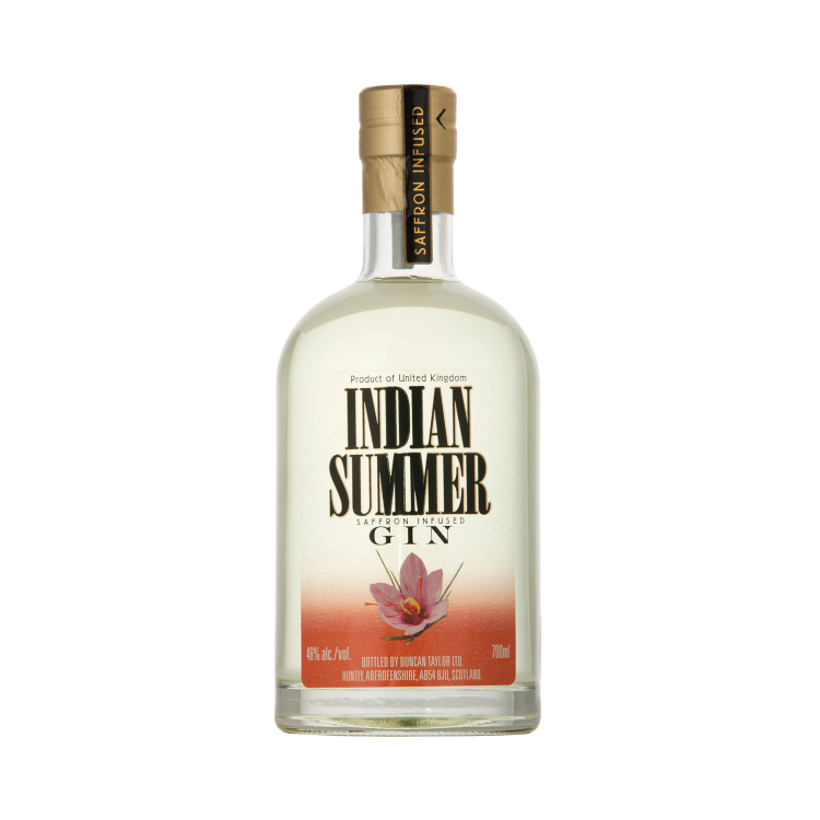 Gin Indian Summer Sapphron Infused (70cl 46%) - crb Gin Indian Summer Sapphron Infused (70cl 46%) - crb