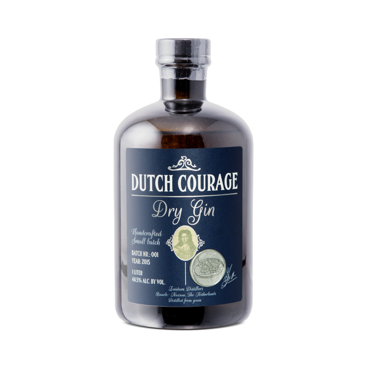 Gin Zuidam Dutch Courage Dry (100cl 44.5%) - crb Gin Zuidam Dutch Courage Dry (100cl 44.5%) - crb