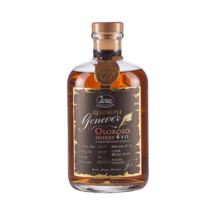 Genever Zuidam Genever Special N.16 Quadruple Oloroso Sherry 4 YO (100cl 38%) - crb Genever Zuidam Genever Special N.16 Quadruple Oloroso Sherry 4 YO (100cl 38%) - crb