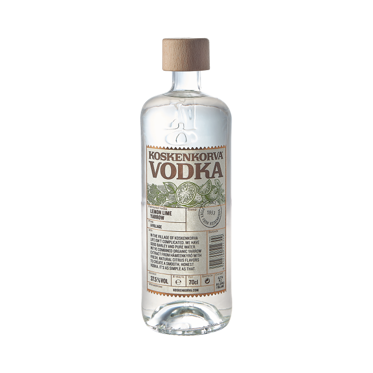 Vodka Koskenkorva Lemon Lime Yarrow (70cl 37.5%) - crb Vodka Koskenkorva Lemon Lime Yarrow (70cl 37.5%) - crb