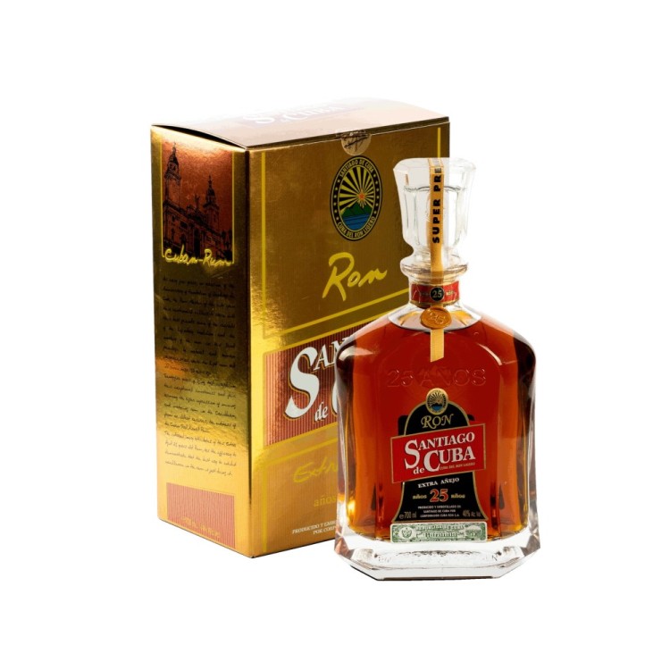 Santiago de Cuba Distillery - Ron Extra Anejo 25 anni - 0.70 l. Santiago de Cuba Distillery - Ron Extra Anejo 25 anni - 0.70 l.