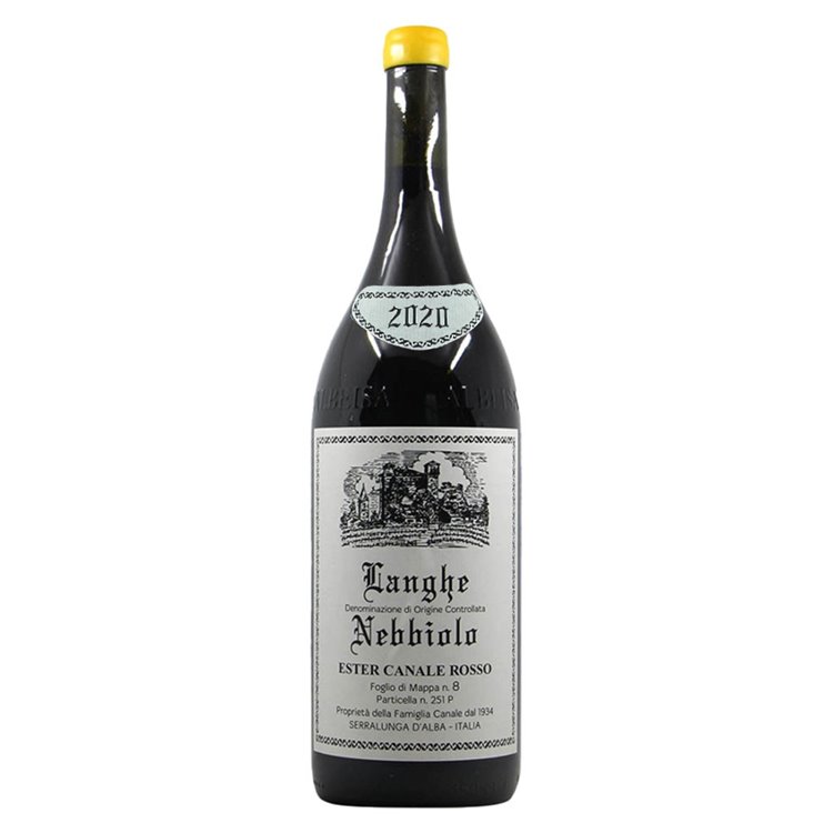 GIOVANNI ROSSO Langhe Nebbiolo ESTER CANALE 2020 Magnum cl.150 14° GIOVANNI ROSSO Langhe Nebbiolo ESTER CANALE 2020 Magnum cl.150 14°