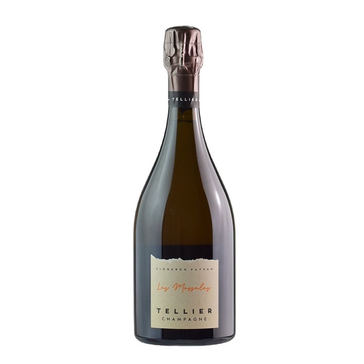 TELLIER Champagne Extra Brut LES MASSALES 2018 Cl. 75 TELLIER Champagne Extra Brut LES MASSALES 2018 Cl. 75