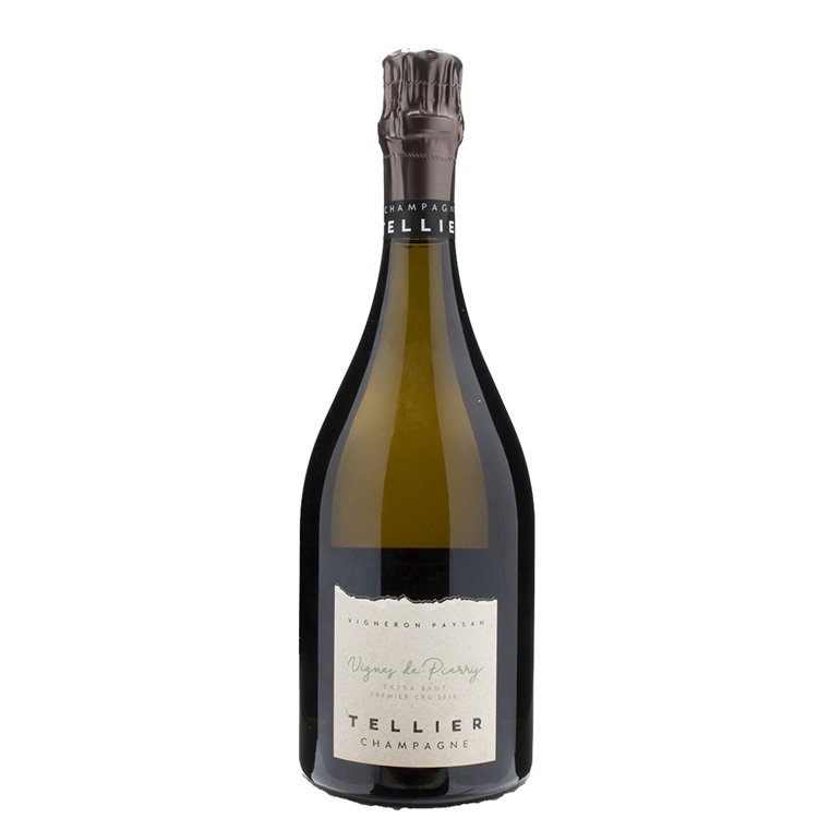 TELLIER Champagne Extra Brut VIGNES DE PIERRY 1er Cru 2018 Cl.75 TELLIER Champagne Extra Brut VIGNES DE PIERRY 1er Cru 2018 Cl.75