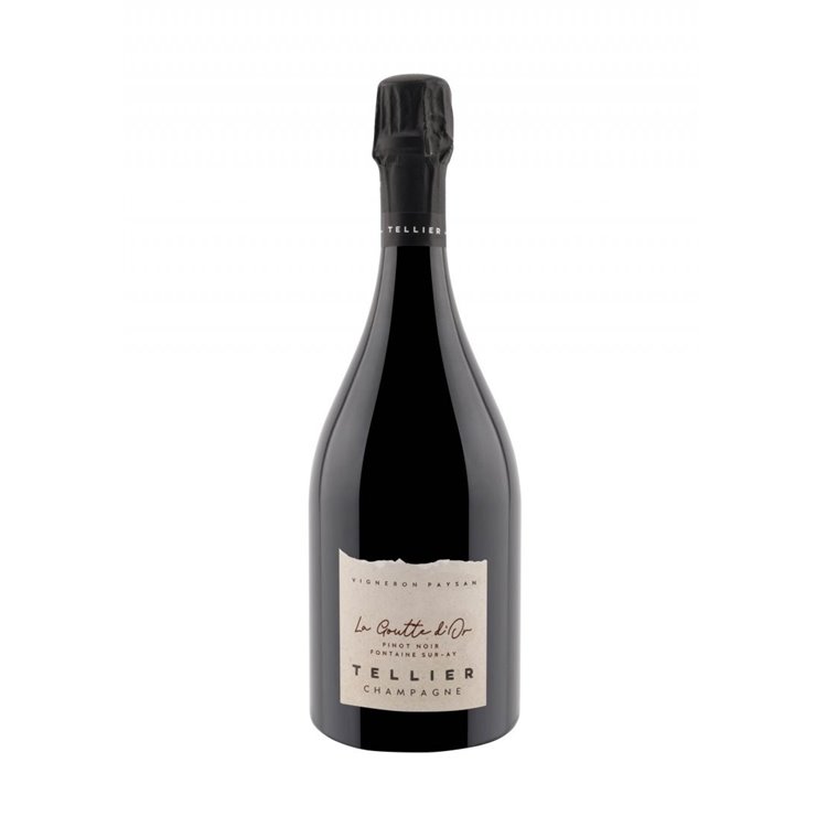 TELLIER Champagne Extra Brut LA GOUTTE D'OR 2018 Cl 75 TELLIER Champagne Extra Brut LA GOUTTE D'OR 2018 Cl 75