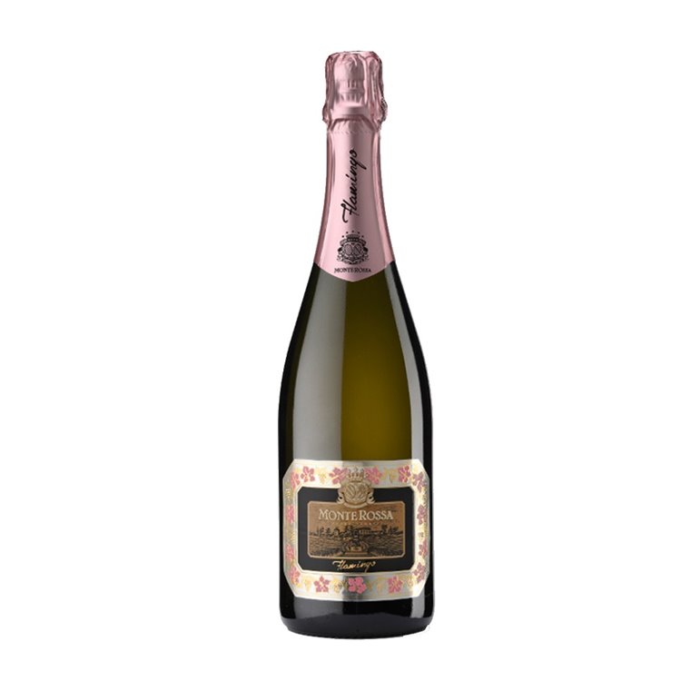 MONTE ROSSA Franciacorta Rose Brut FLAMINGO Cl.75 MONTE ROSSA Franciacorta Rose Brut FLAMINGO Cl.75