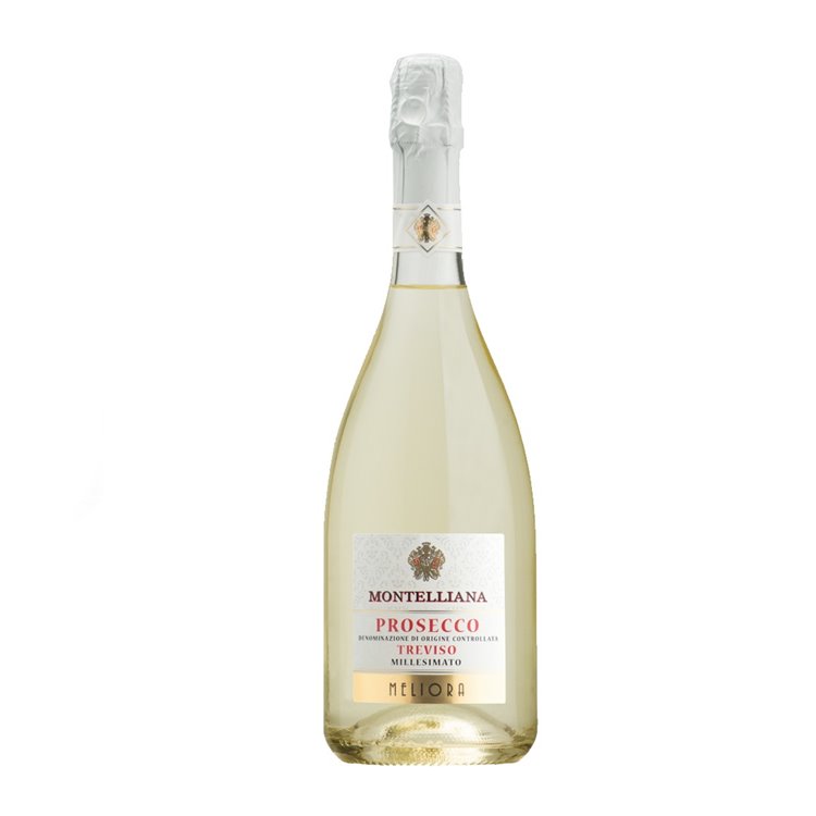 MONTELLIANA Prosecco Extra-Dry Doc millesimato MELIORA 2021 Cl.75 MONTELLIANA Prosecco Extra-Dry Doc millesimato MELIORA 2021 Cl.75