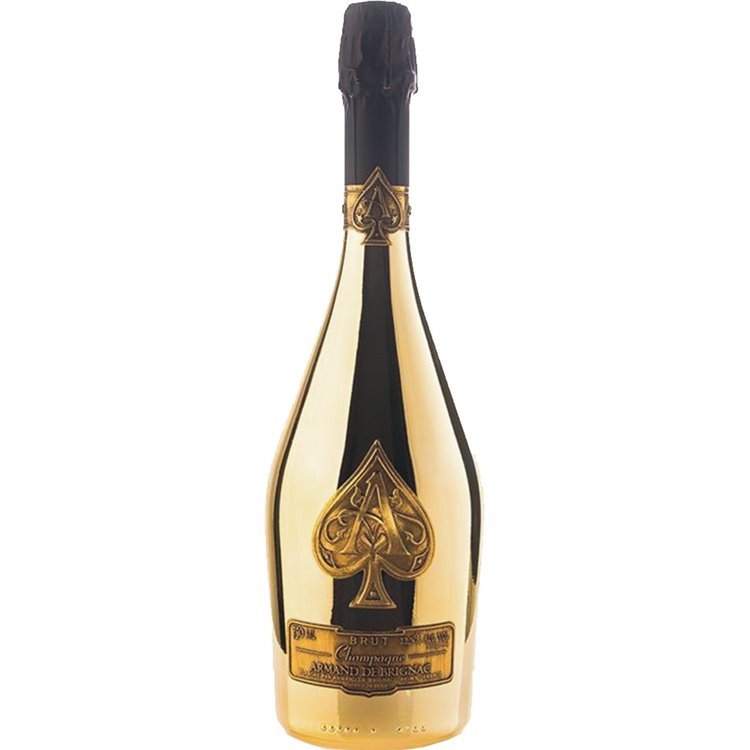 ARMAND DE BRIGNAC Brut Gold Caisse Bois Cl 75 ARMAND DE BRIGNAC Brut Gold Caisse Bois Cl 75