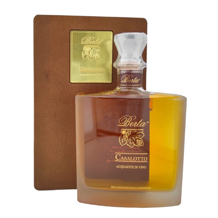 BERTA Distillato Di Vino CASALOTTO 1989 Cof Cl 70 BERTA Distillato Di Vino CASALOTTO 1989 Cof Cl 70