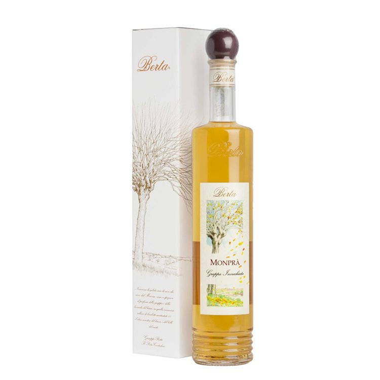 BERTA Grappa MONPRA Barbera e Nebbiolo Invecchiata Astuccio Cl 70 40 BERTA Grappa MONPRA Barbera e Nebbiolo Invecchiata Astuccio Cl 70 40