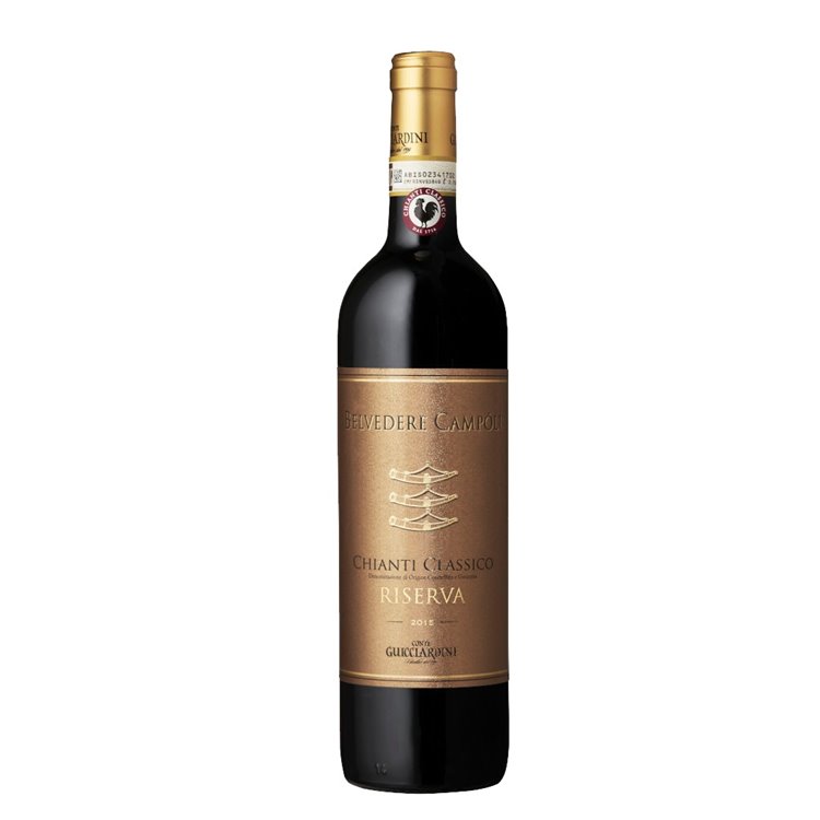BELVEDERE CAMPOLI Chianti Classico RISERVA 2016 GUICCIARDINI Cl.75 BELVEDERE CAMPOLI Chianti Classico RISERVA 2016 GUICCIARDINI Cl.75