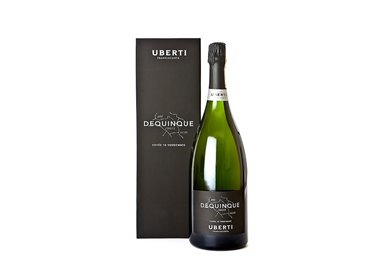 UBERTI Franciacorta DEQUINQUE Extra Brut Magnum ASTUCCIO 02/11Cl 150