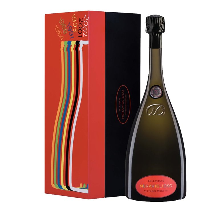 BELLAVISTA Franciacorta MERAVIGLIOSO Extra Brut MAGNUM Cl 150 12.5% BELLAVISTA Franciacorta MERAVIGLIOSO Extra Brut MAGNUM Cl 150 12.5%