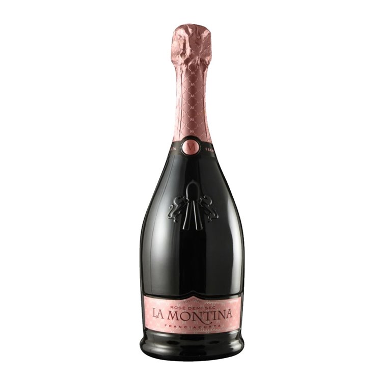 LA MONTINA Franciacorta Rose Demi sec cl.75 LA MONTINA Franciacorta Rose Demi sec cl.75