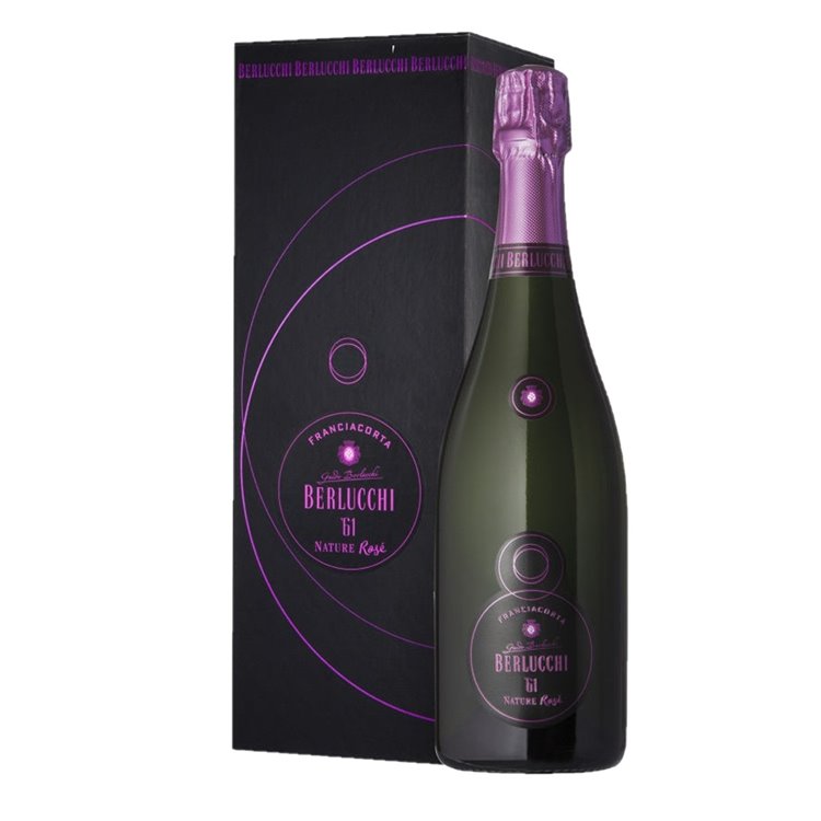 BERLUCCHI Franciacorta 61 Nature Rose ASTUCCIO 2016 Cl.75 BERLUCCHI Franciacorta 61 Nature Rose ASTUCCIO 2016 Cl.75