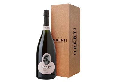UBERTI Franciacorta Brut ROSE' Francesco I Magnum ASTUCCIATO LT.1,5