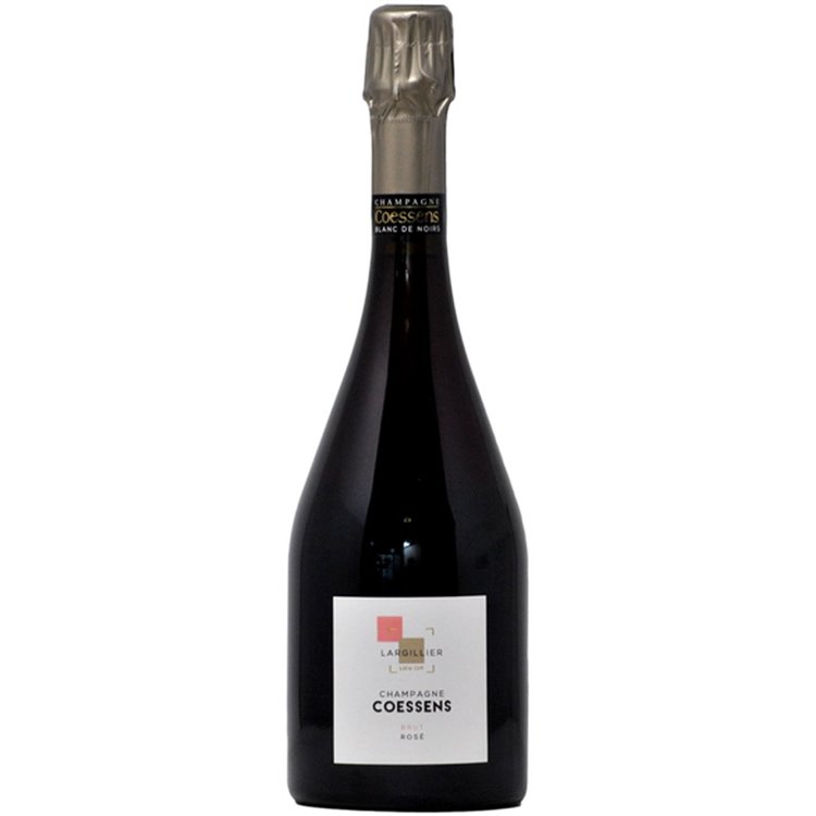 JEROME COESSENS Champagne Blanc de Noir Brut LARGILLIER Rose cl.75 JEROME COESSENS Champagne Blanc de Noir Brut LARGILLIER Rose cl.75