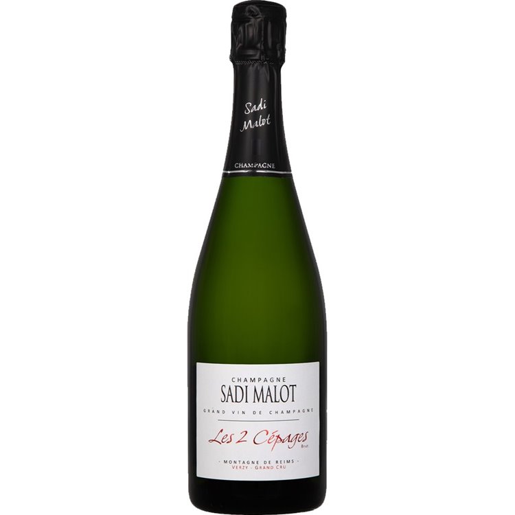 SADI MALOT Champagne Brut Grand Cru LES 2 CEPAGES cl.75 SADI MALOT Champagne Brut Grand Cru LES 2 CEPAGES cl.75