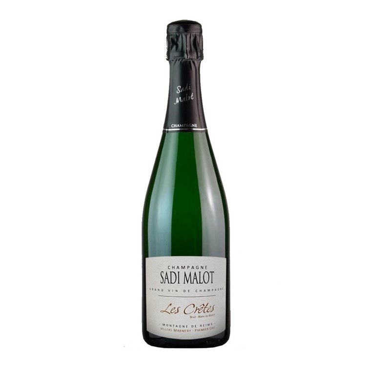 SADI MALOT Champagne Brut LES CRETES I°Cru cl.75 SADI MALOT Champagne Brut LES CRETES I°Cru cl.75