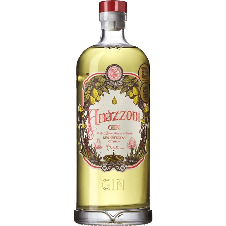 AMAZZONI Gin Brasilian MANIUARA CITRICO Cl. 70 38% AMAZZONI Gin Brasilian MANIUARA CITRICO Cl. 70 38%