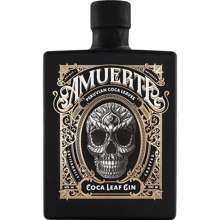AMUERTE Gin Coca Leaf BLACK Edition Cl.70 43% AMUERTE Gin Coca Leaf BLACK Edition Cl.70 43%