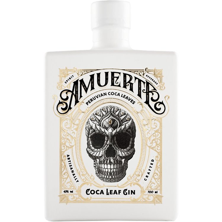 AMUERTE Gin Coca Leaf WHITE Edition Cl.70 43% AMUERTE Gin Coca Leaf WHITE Edition Cl.70 43%