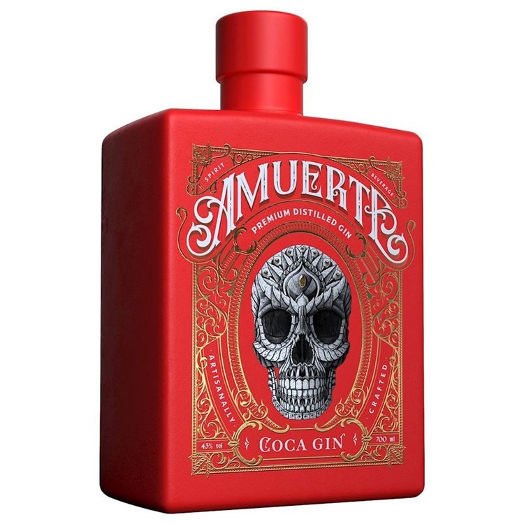 AMUERTE Gin Coca Leaf RED Edition Cl.70 43% AMUERTE Gin Coca Leaf RED Edition Cl.70 43%