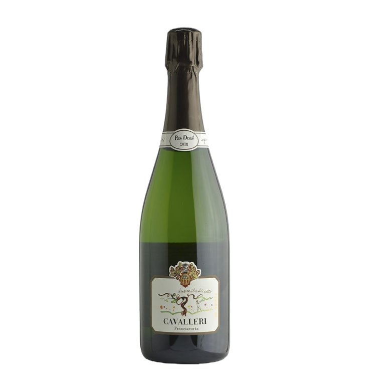 CAVALLERI Franciacorta Pas Dose Millesimato Bio 2018 cl.75 CAVALLERI Franciacorta Pas Dose Millesimato Bio 2018 cl.75