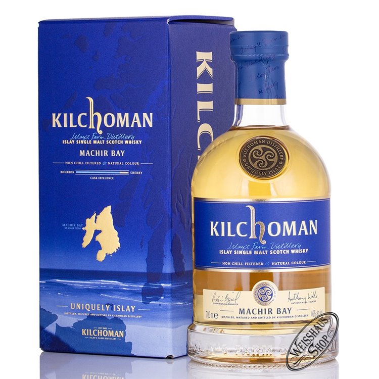 KILCHOMAN Islay Single Malt Whisky MACHIR BAY cl.70 46% KILCHOMAN Islay Single Malt Whisky MACHIR BAY cl.70 46%