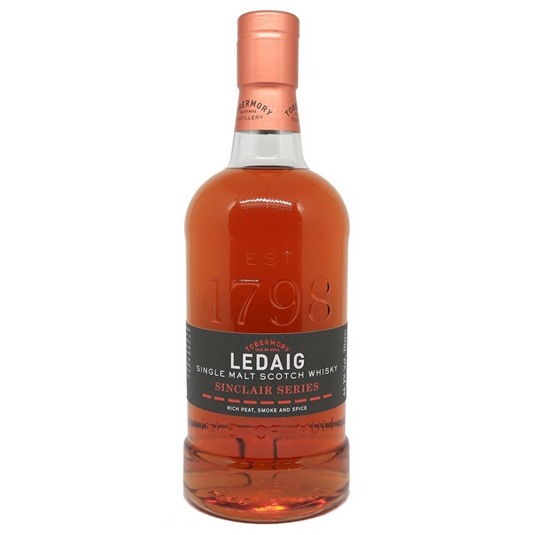 LEDAIG Whisky Sinclair Series Rioja Cask Isle Of Mull Cl 70 46.3% LEDAIG Whisky Sinclair Series Rioja Cask Isle Of Mull Cl 70 46.3%