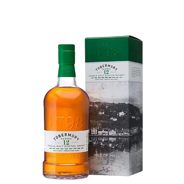 TOBERMORY Single Malt Scotch Whisky 12 y.o. cl.70 46.3% TOBERMORY Single Malt Scotch Whisky 12 y.o. cl.70 46.3%
