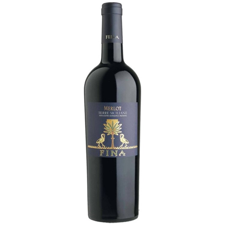 CANTINE FINA Merlot Igp Terre Siciliane 2020 Cl 75 14° CANTINE FINA Merlot Igp Terre Siciliane 2020 Cl 75 14°