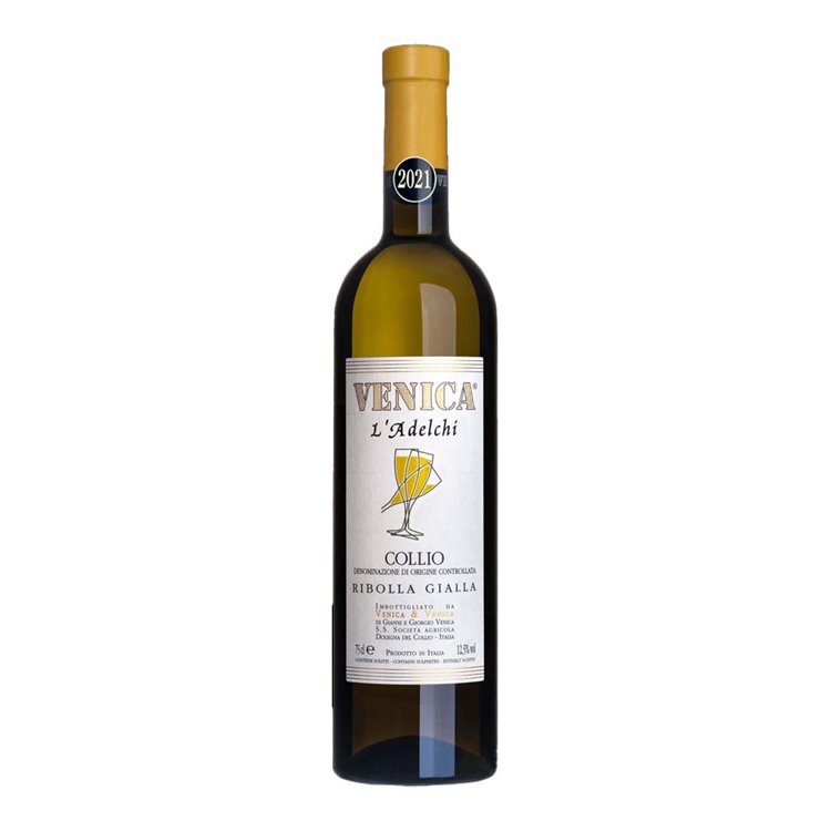 VENICA Ribolla Gialla Collio Doc L'ADELCHI 2021 Cl 75 VENICA Ribolla Gialla Collio Doc L'ADELCHI 2021 Cl 75