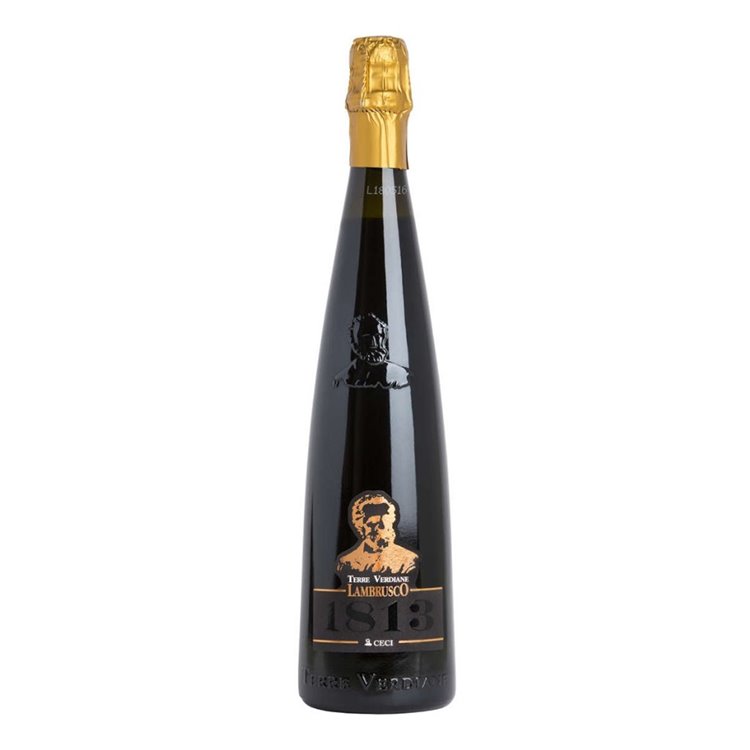 CECI TERRE VERDIANE 1813 Lambrusco Emilia Igt Secco Frizz. Cl.75 CECI TERRE VERDIANE 1813 Lambrusco Emilia Igt Secco Frizz. Cl.75