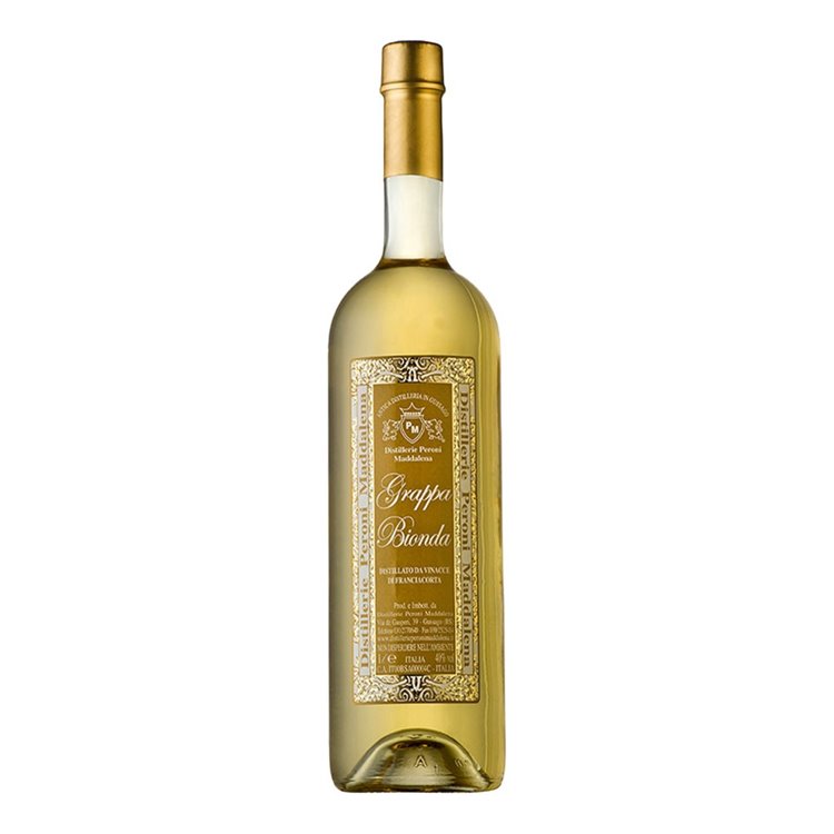 DISTILLERIE PERONI Grappa Franciacorta Bionda Cl 100 40% DISTILLERIE PERONI Grappa Franciacorta Bionda Cl 100 40%