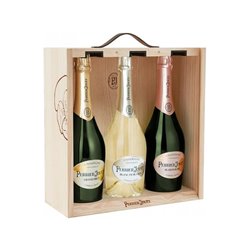 PERRIER-JOUET CONFEZIONE in LEGNO Brut + Rose + Blanc de blancs