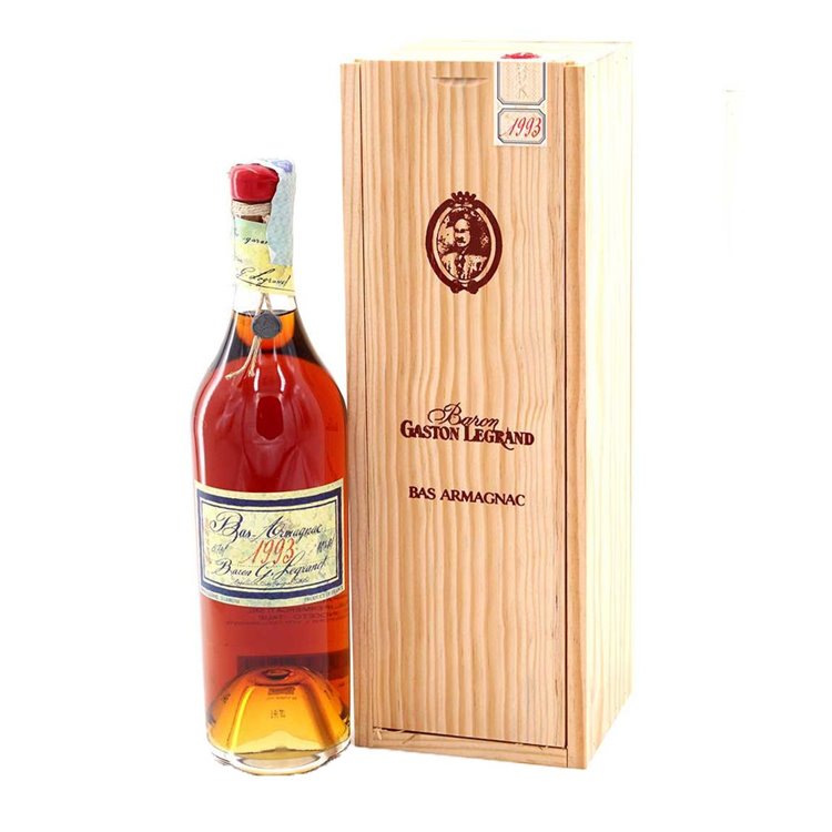 BARON GASTON LEGRAND Bas-Armagnac Millesime 1993 CL. 70 BARON GASTON LEGRAND Bas-Armagnac Millesime 1993 CL. 70